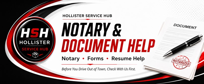 Notary & Document Help